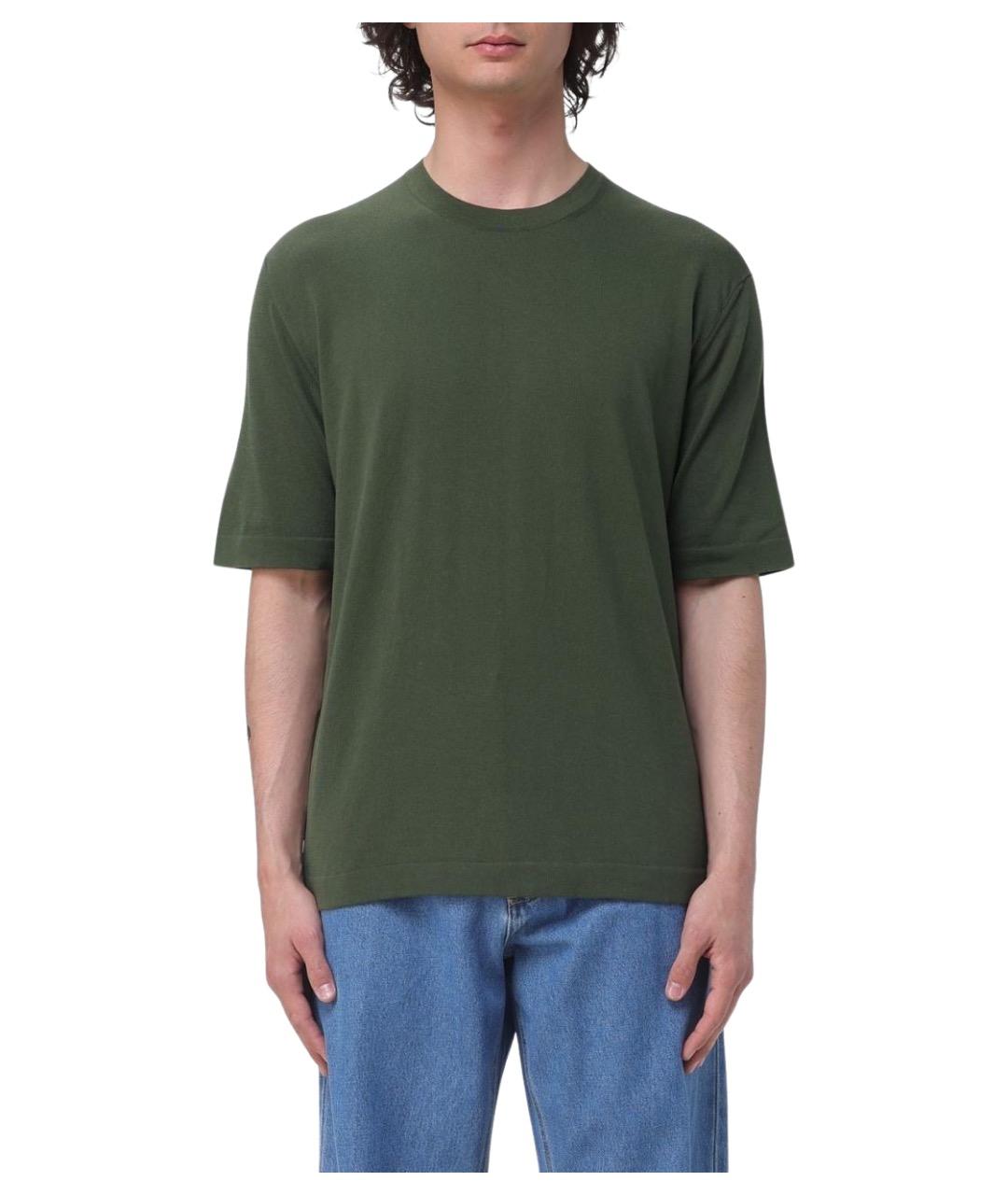 K-WAY Зеленая хлопковая футболка, фото 1