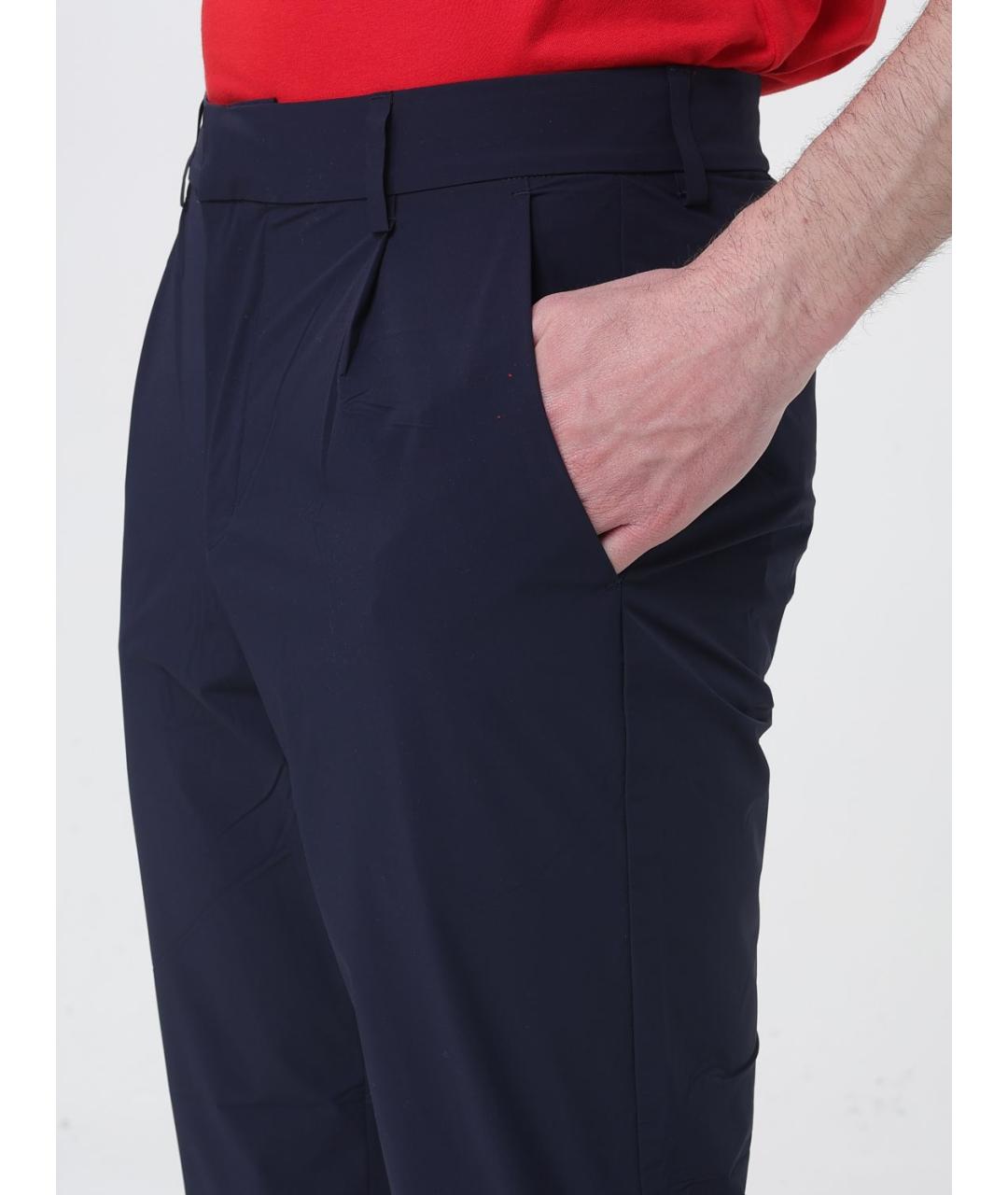 K-WAY Синие полиамидовые повседневные брюки, фото 3