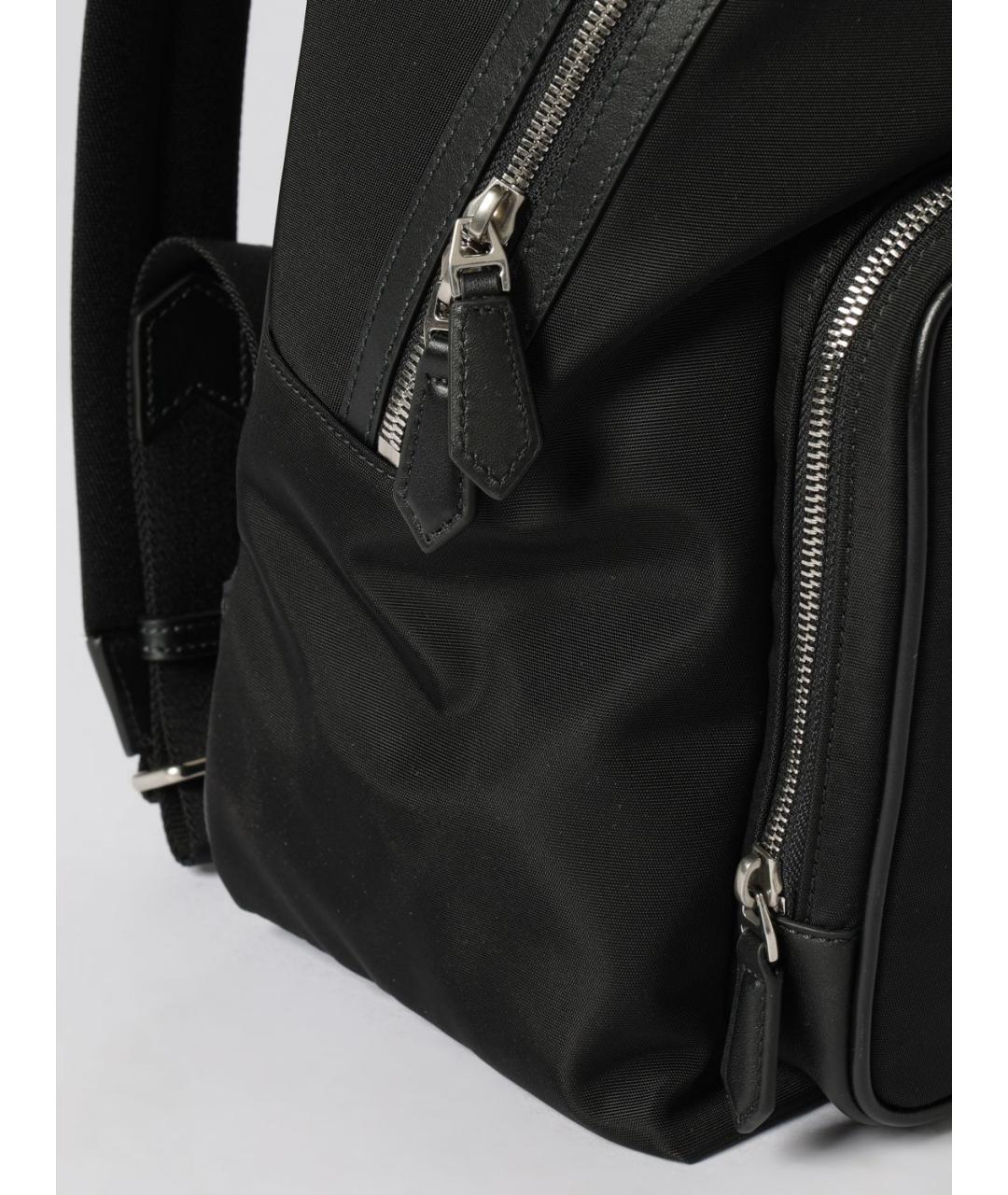 BALLY Черный синтетический рюкзак, фото 3