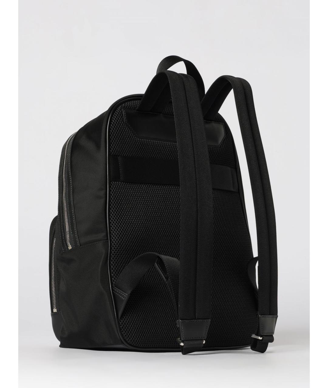 BALLY Черный синтетический рюкзак, фото 2
