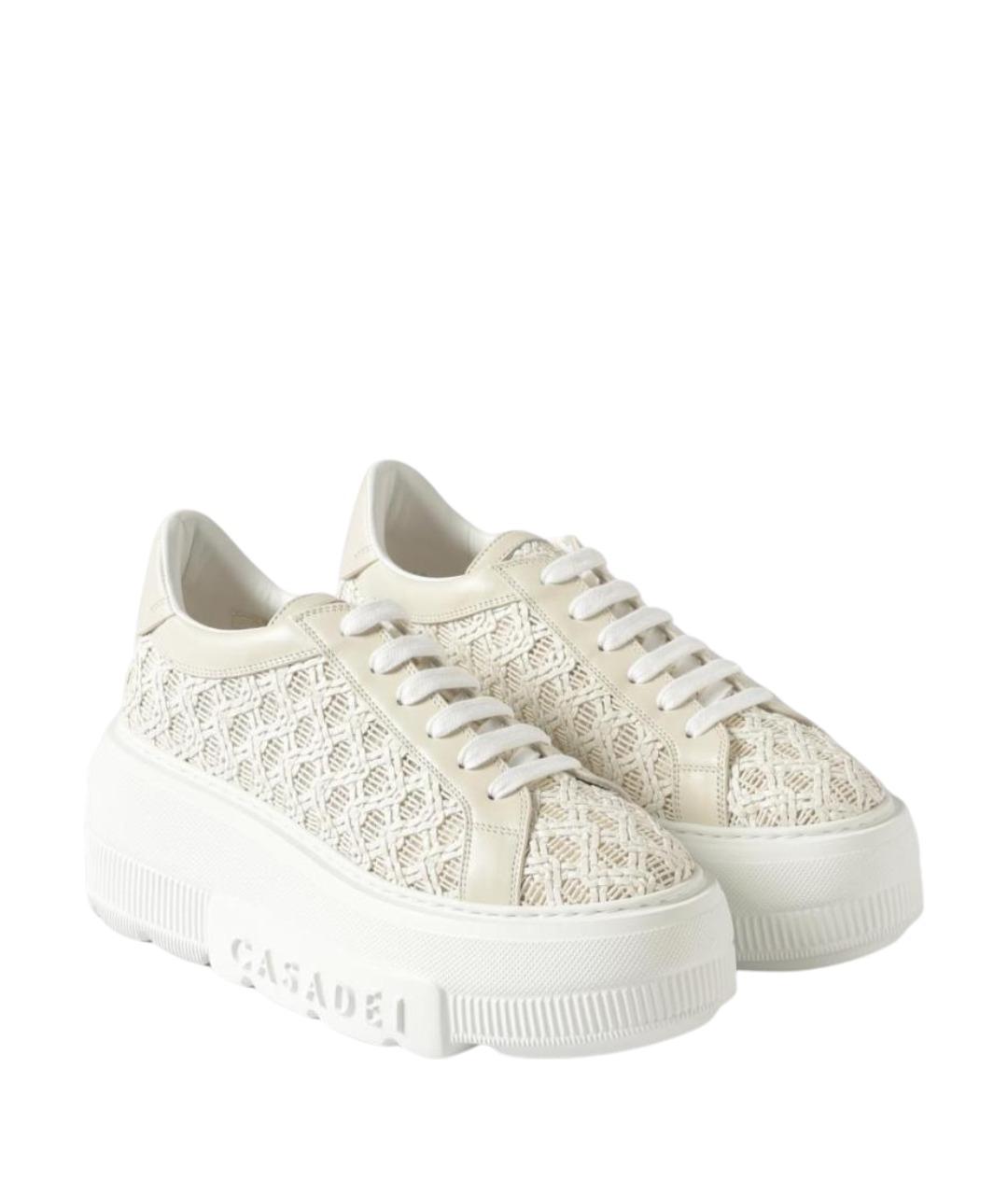 CASADEI Белые кроссовки, фото 2