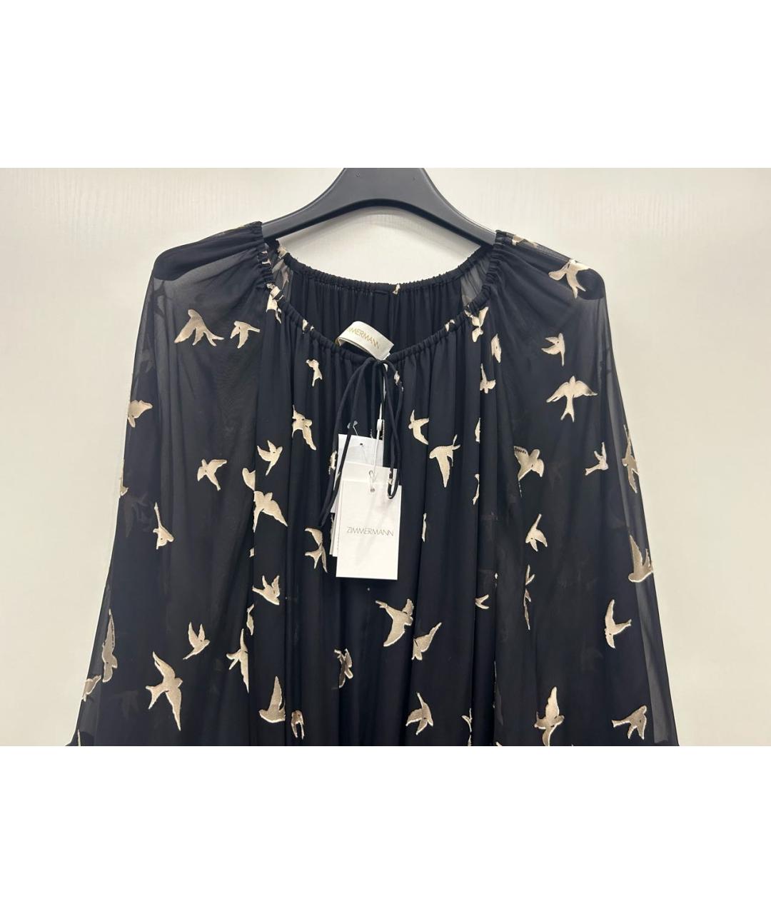 ZIMMERMANN Черное вискозное вечернее платье, фото 5