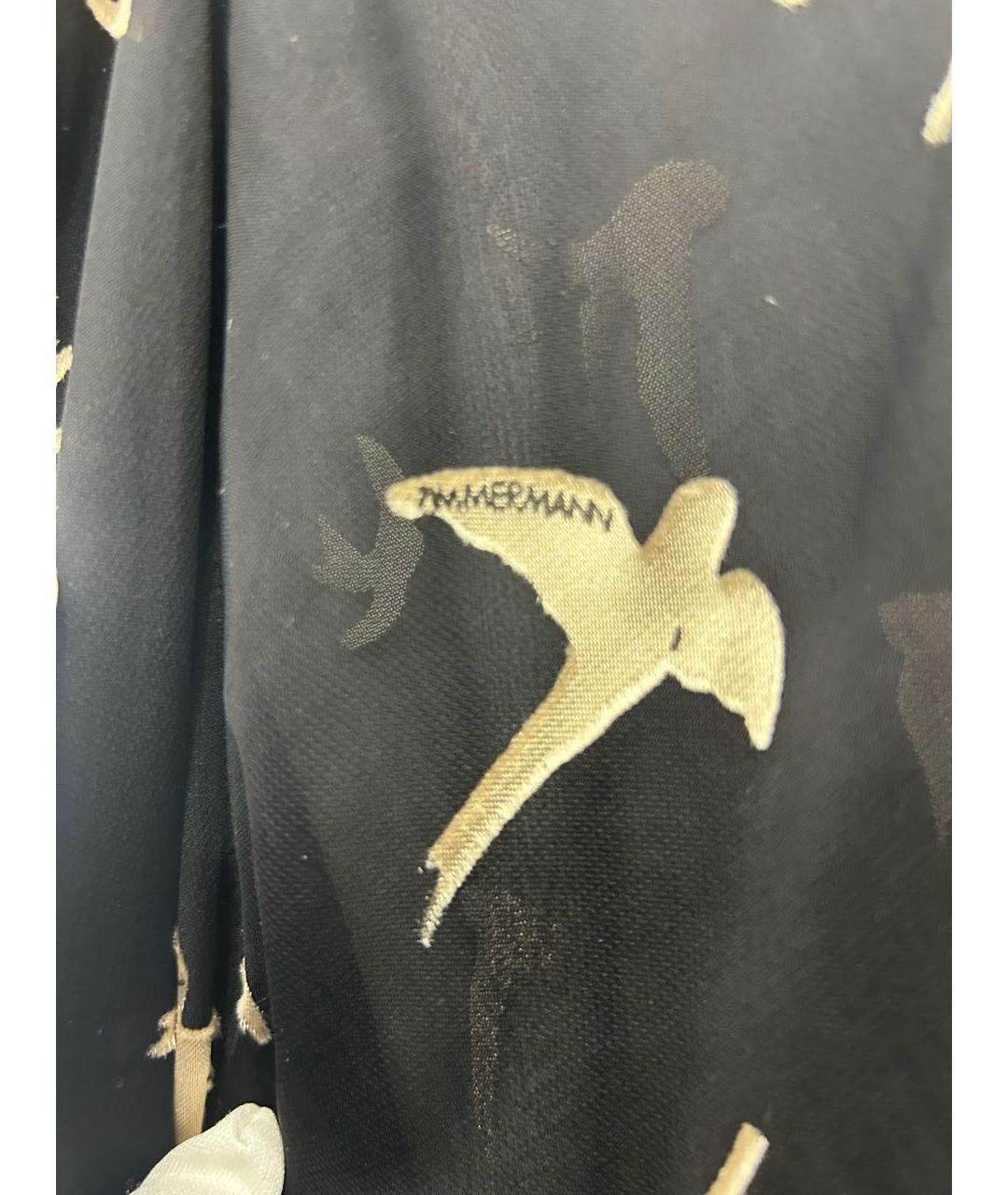 ZIMMERMANN Черное вискозное вечернее платье, фото 6