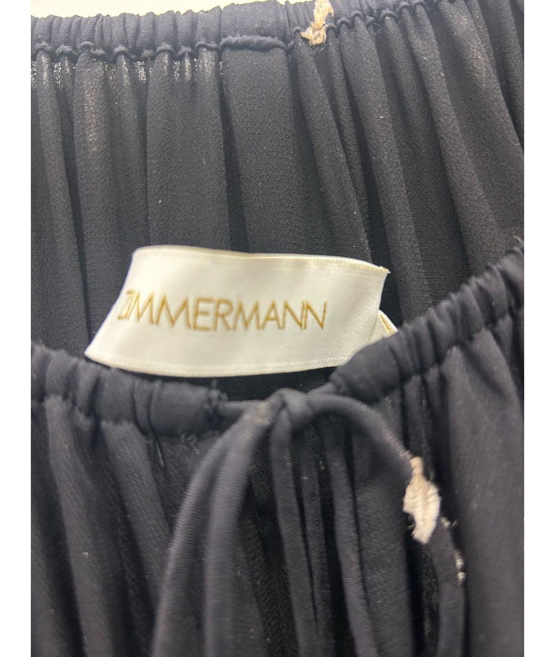 ZIMMERMANN Черное вискозное вечернее платье, фото 7