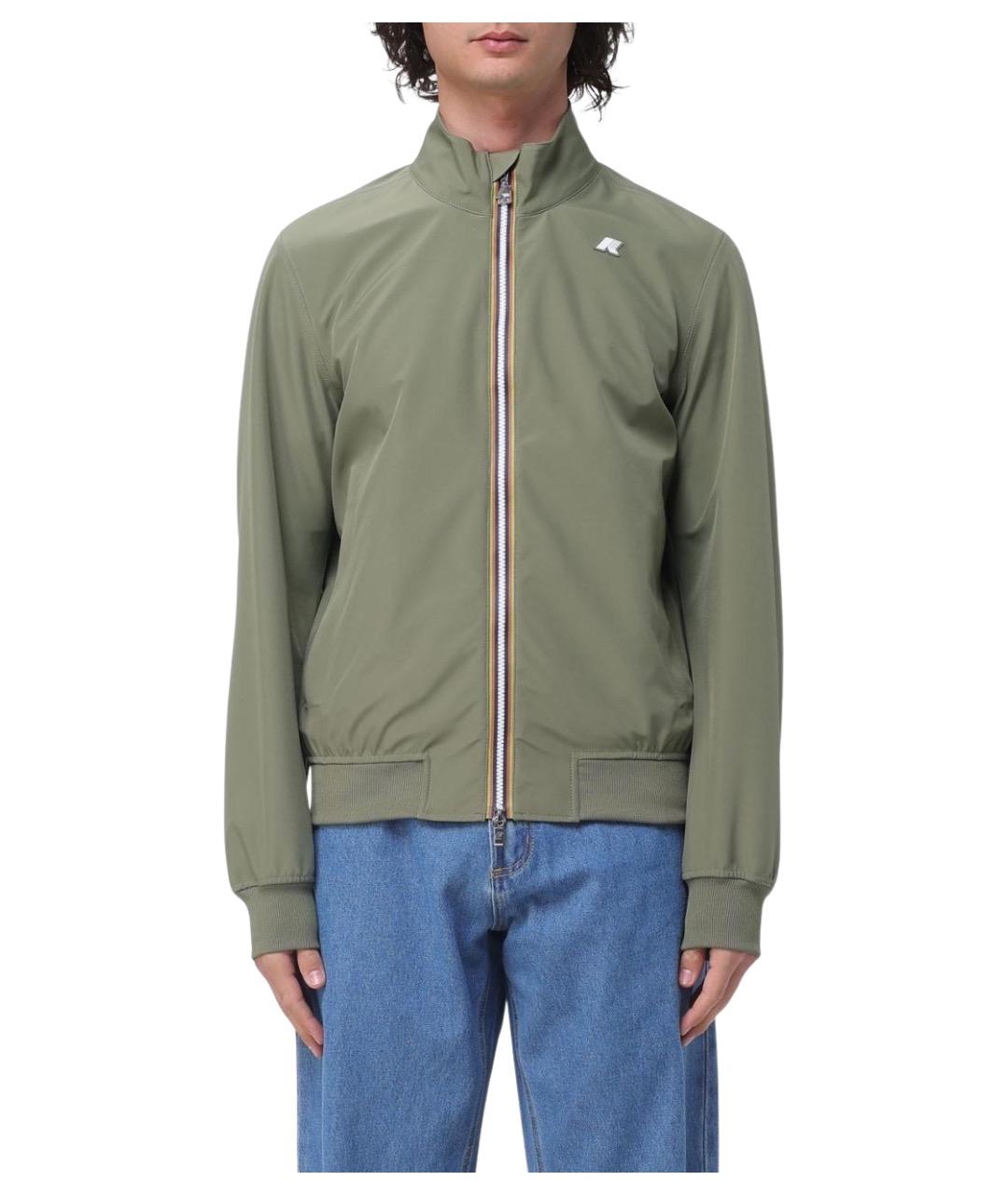 K-WAY Зеленая полиэстеровая куртка, фото 1