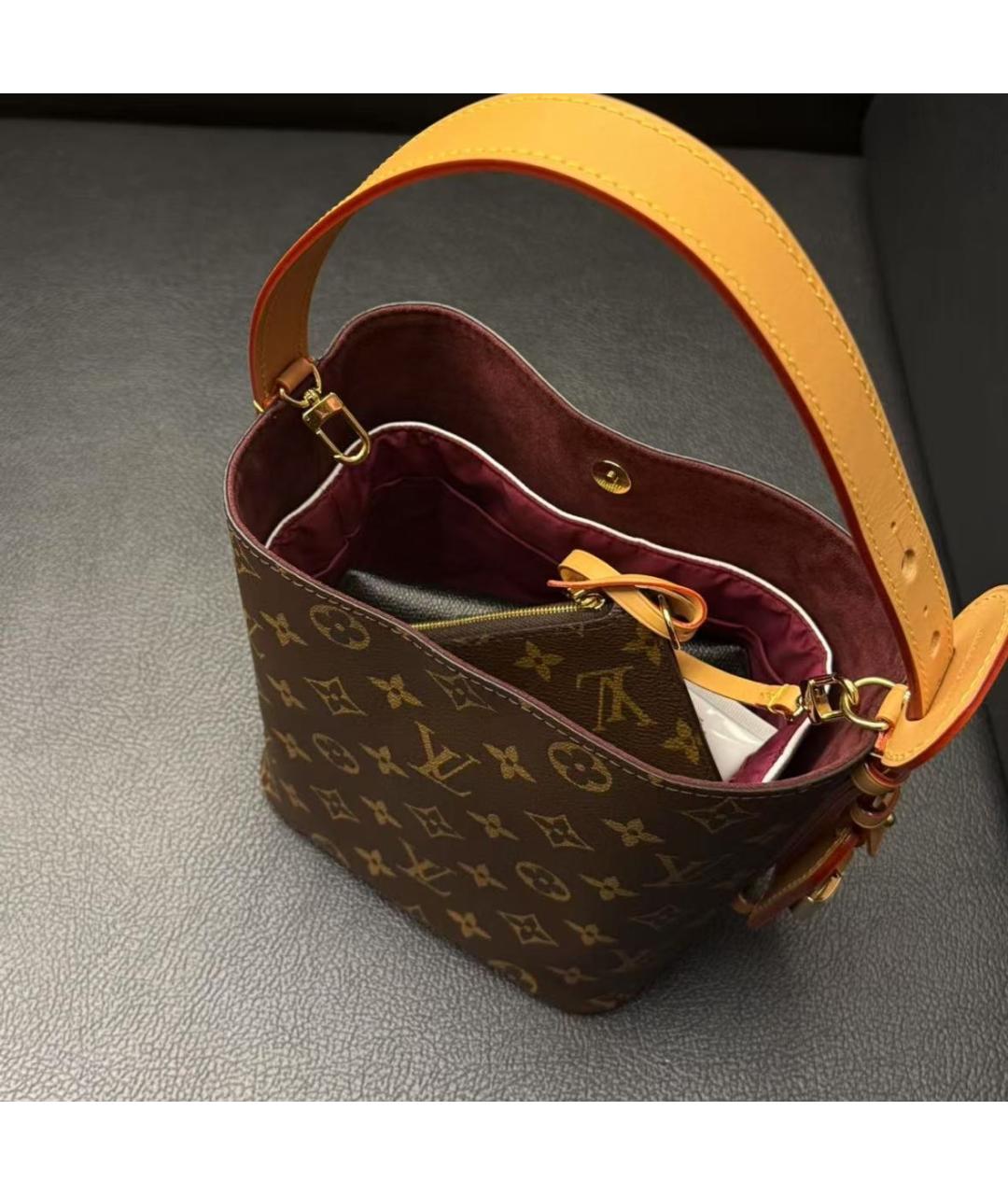 LOUIS VUITTON Коричневая сумка тоут, фото 2