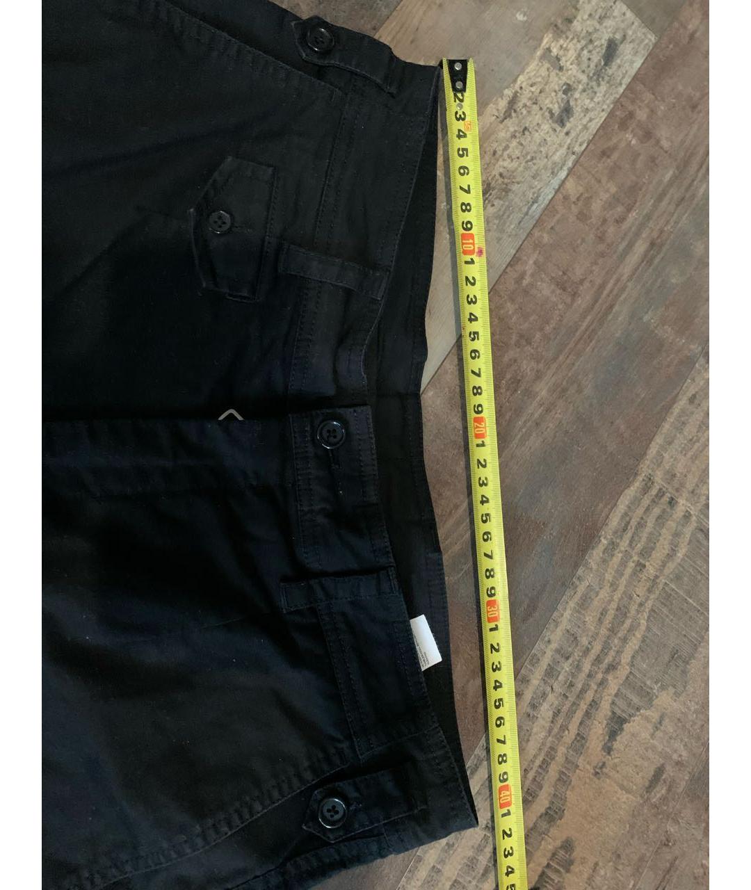 DOLCE&GABBANA Черные хлопковые повседневные брюки, фото 6