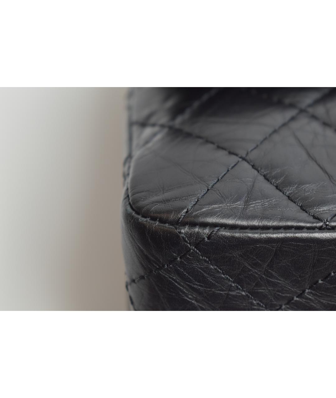 CHANEL Черная кожаная сумка через плечо, фото 6