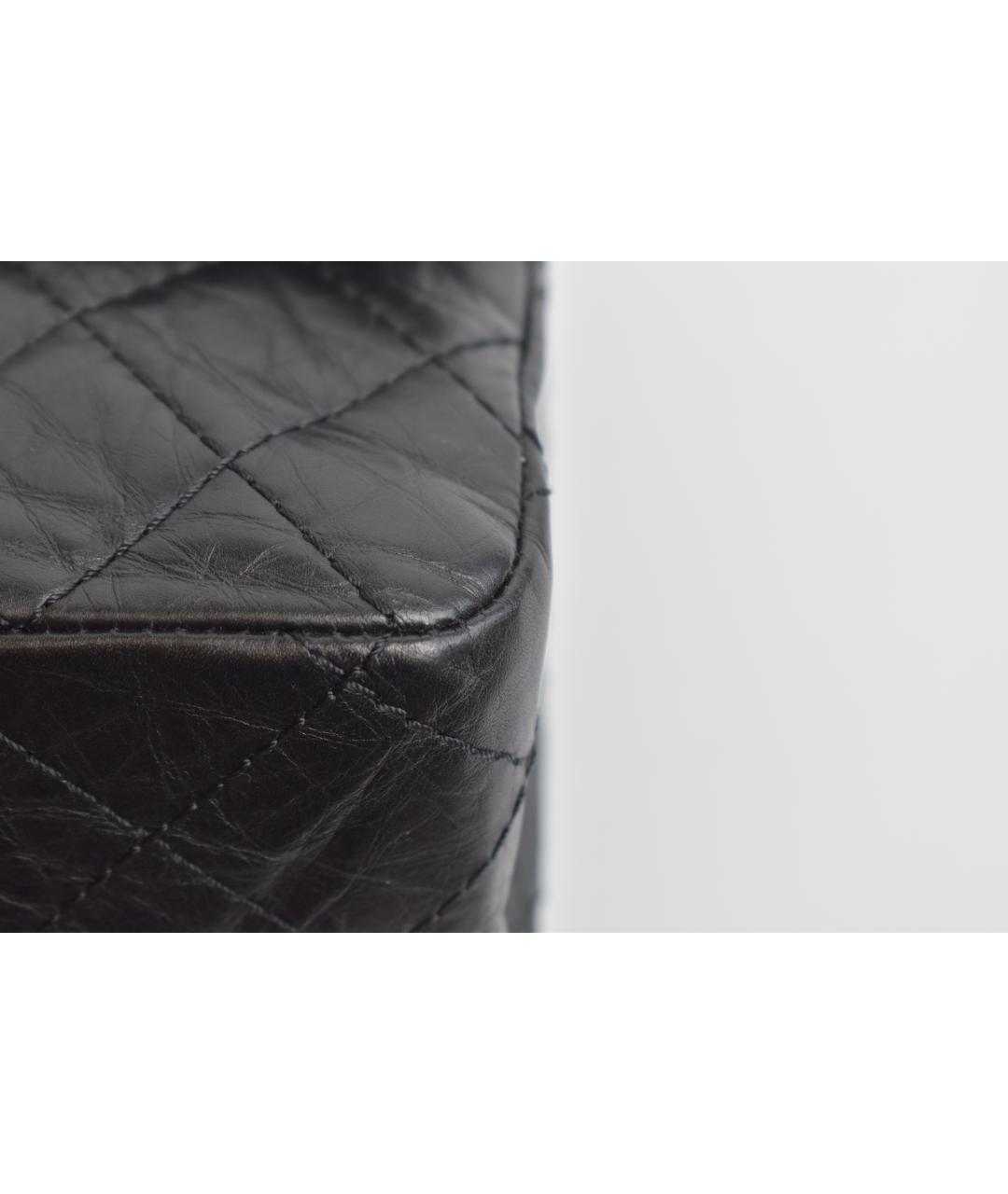 CHANEL Черная кожаная сумка через плечо, фото 7