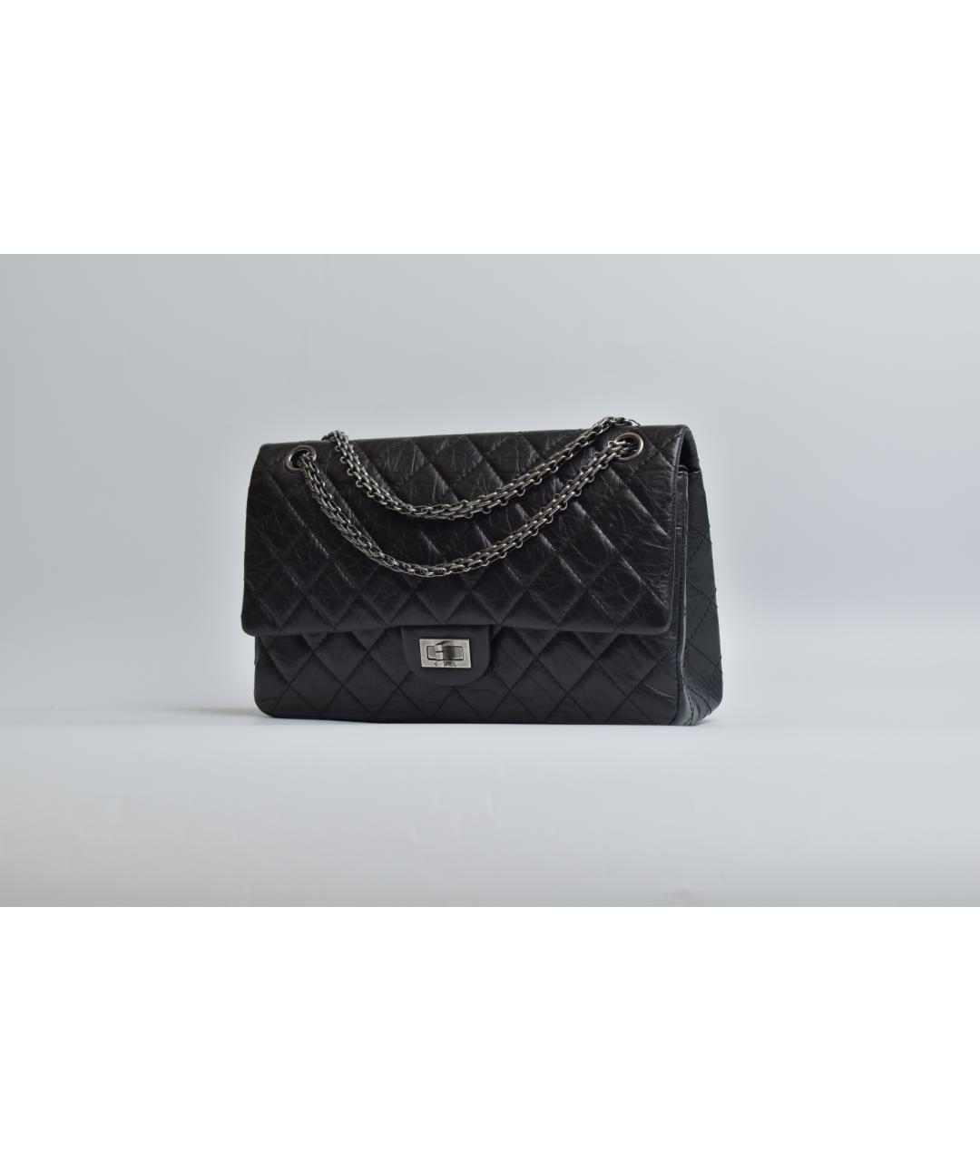 CHANEL Черная кожаная сумка через плечо, фото 2
