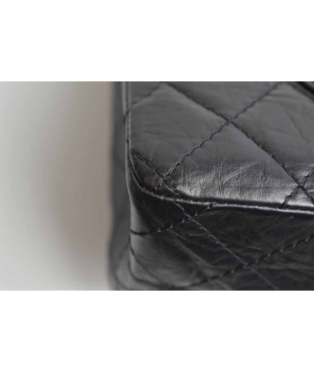 CHANEL Черная кожаная сумка через плечо, фото 8