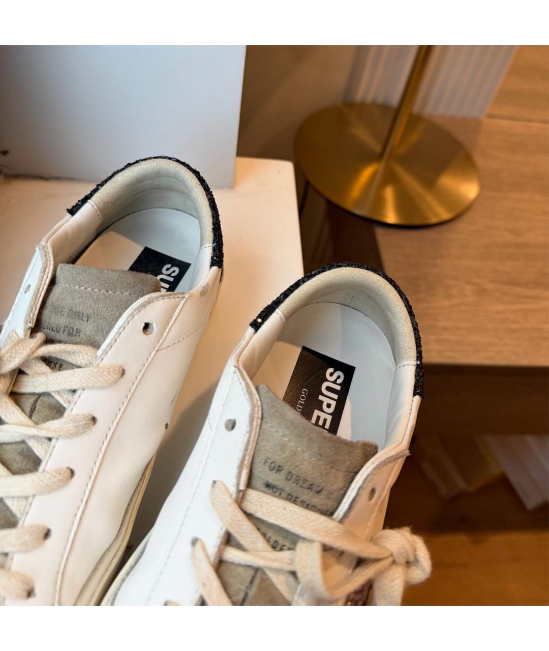 GOLDEN GOOSE DELUXE BRAND Белые кожаные кеды, фото 6