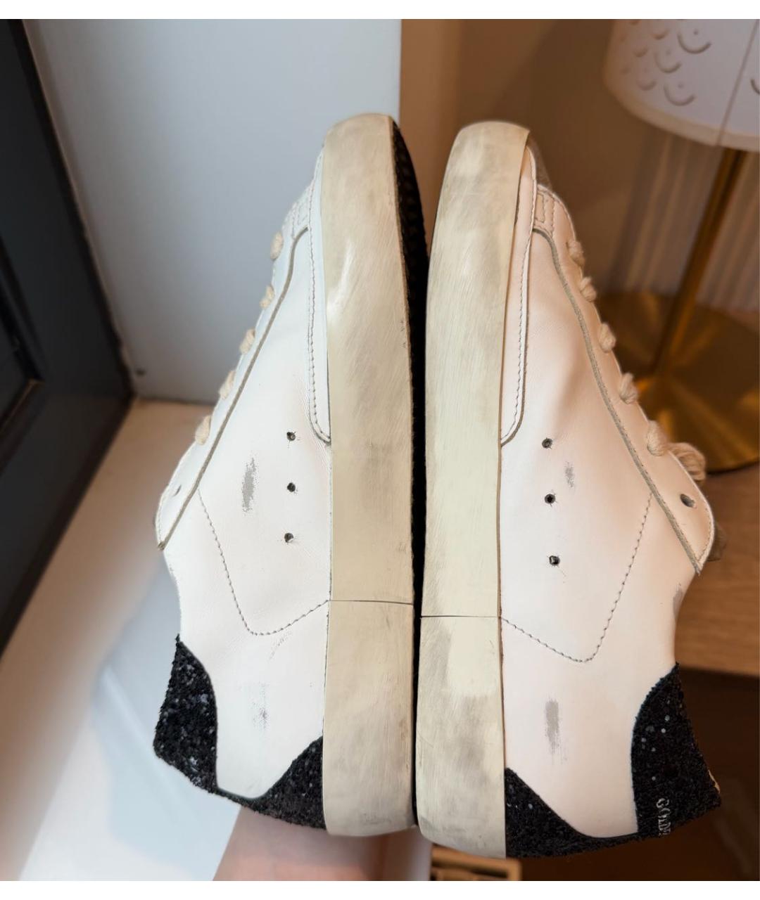 GOLDEN GOOSE DELUXE BRAND Белые кожаные кеды, фото 5