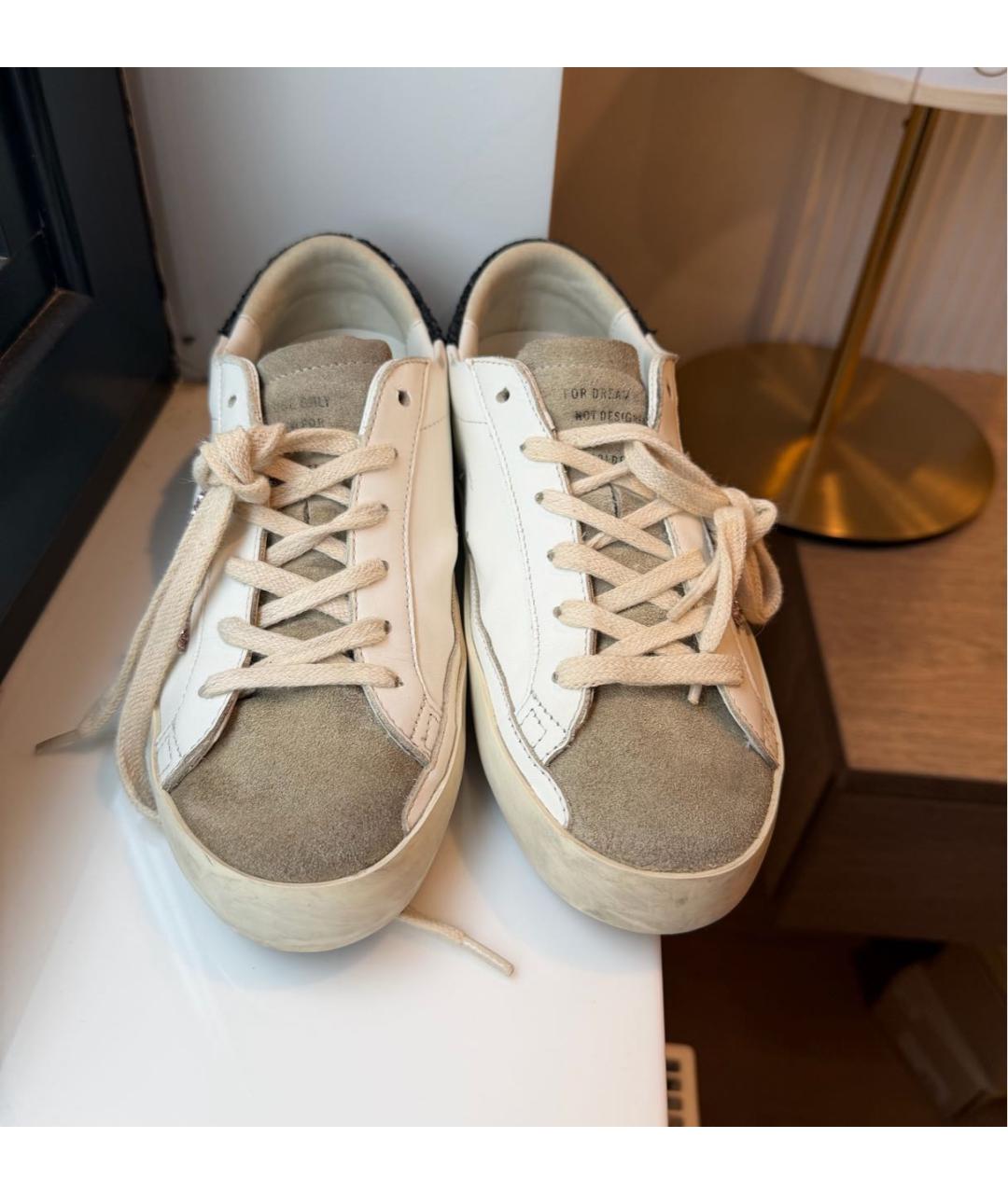 GOLDEN GOOSE DELUXE BRAND Белые кожаные кеды, фото 4