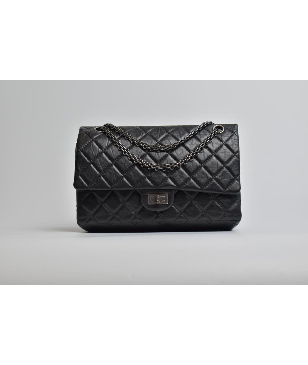 CHANEL Черная кожаная сумка через плечо, фото 8