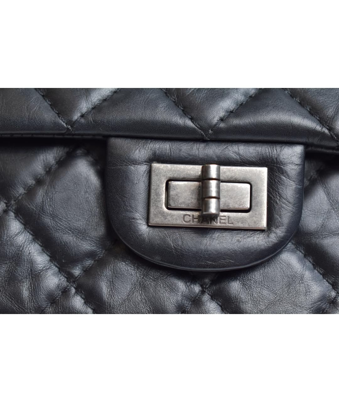 CHANEL Черная кожаная сумка через плечо, фото 6