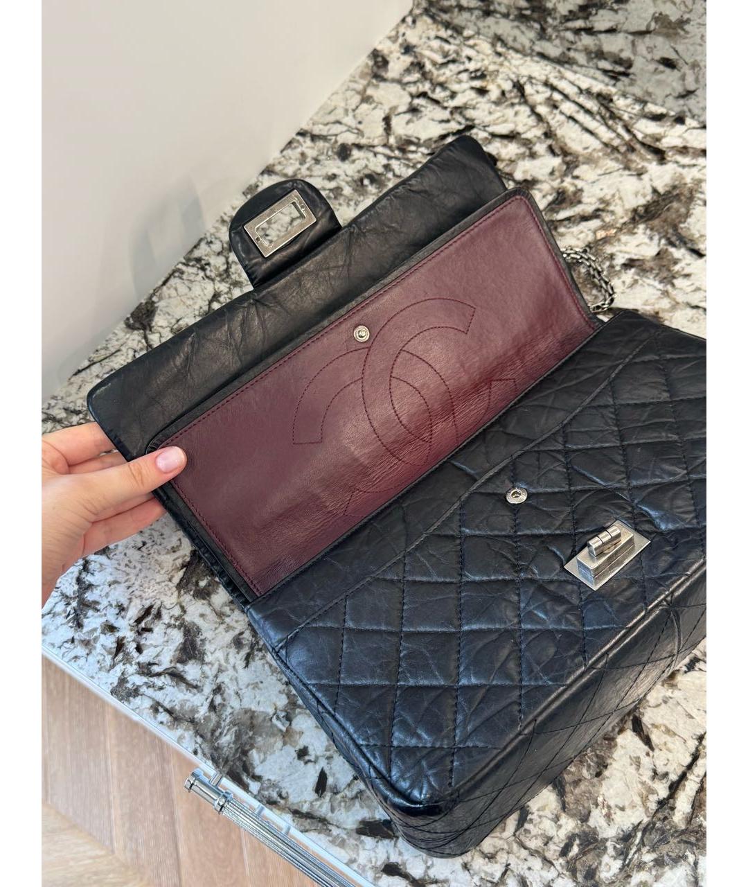 CHANEL Черная кожаная сумка через плечо, фото 4