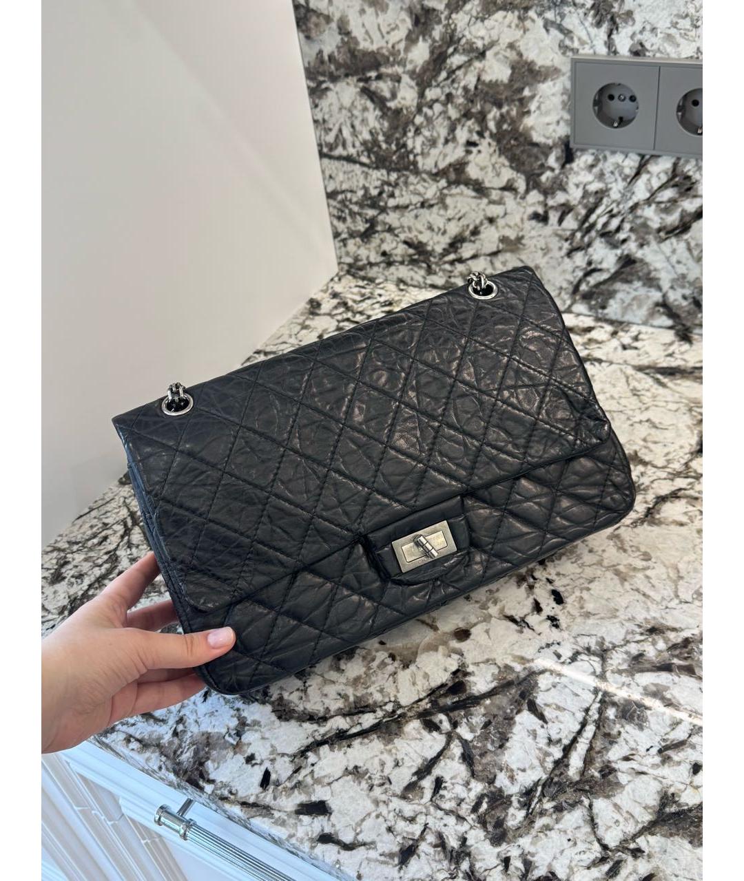 CHANEL Черная кожаная сумка через плечо, фото 3