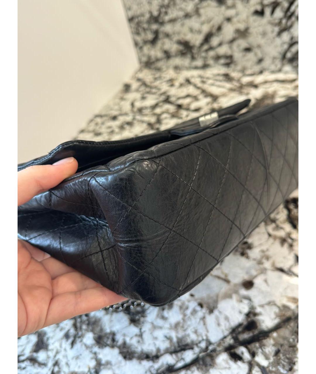 CHANEL Черная кожаная сумка через плечо, фото 5