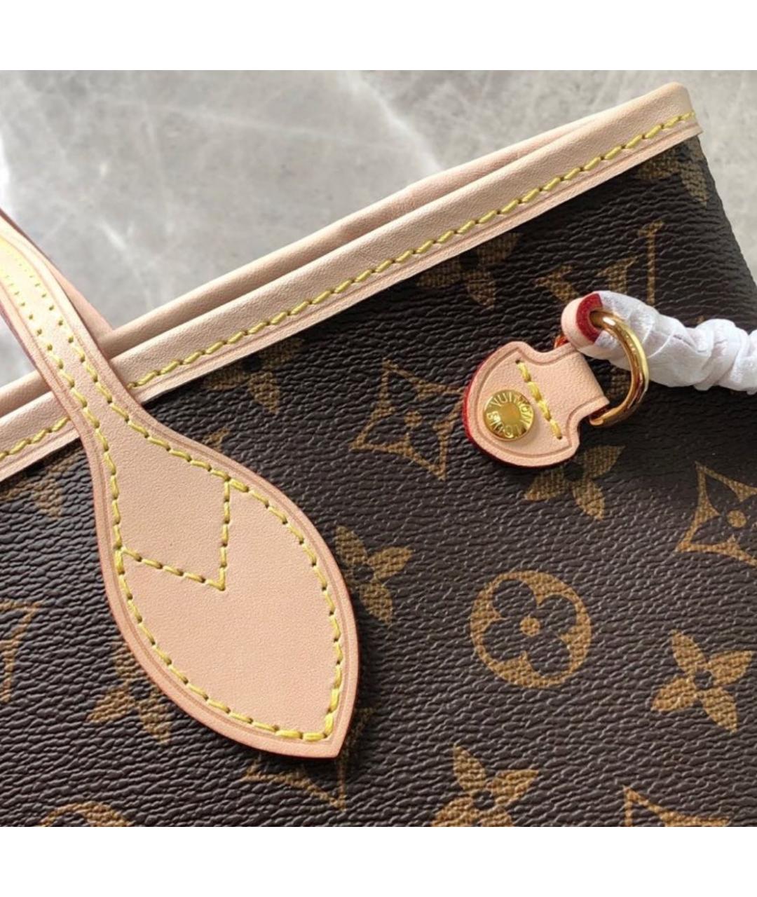 LOUIS VUITTON Коричневая сумка тоут, фото 3