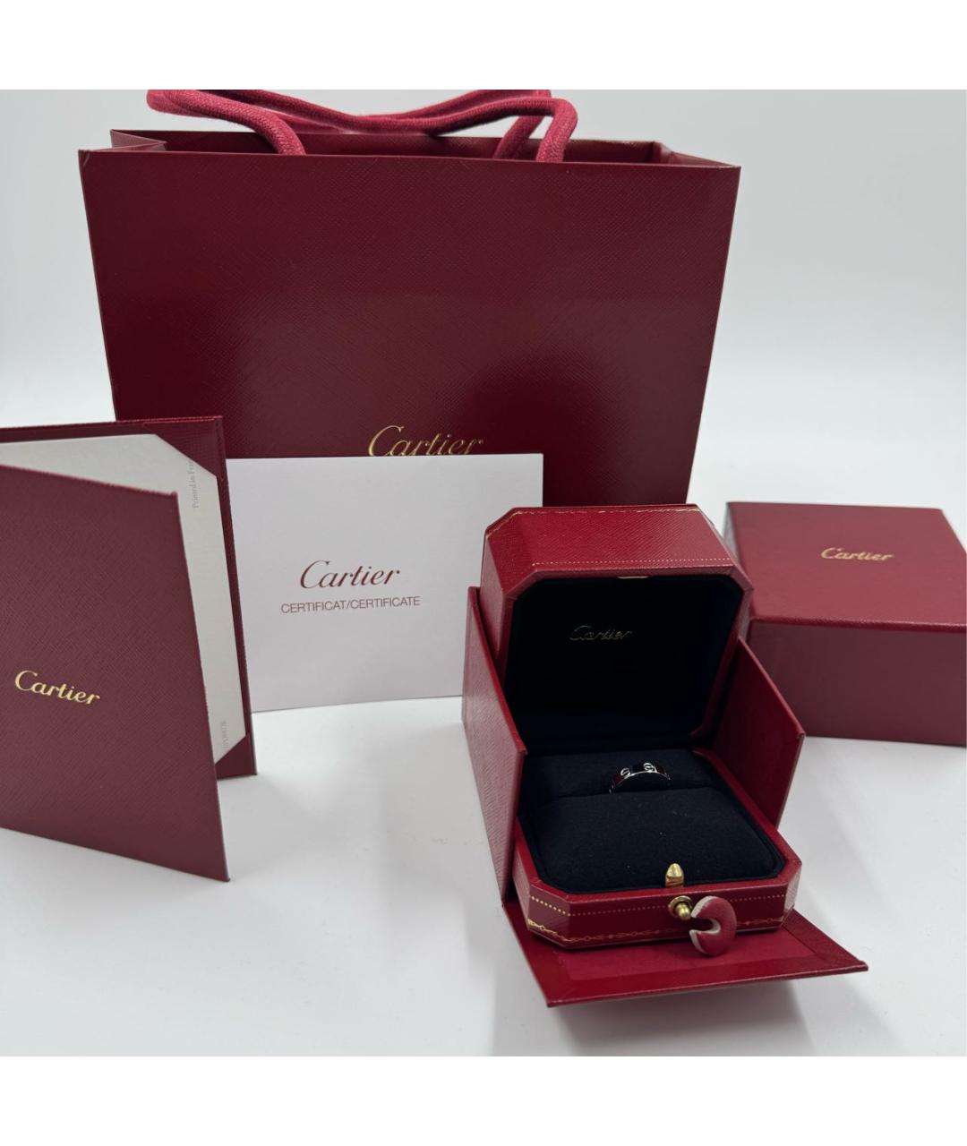 CARTIER Серебряное кольцо из белого золота, фото 2