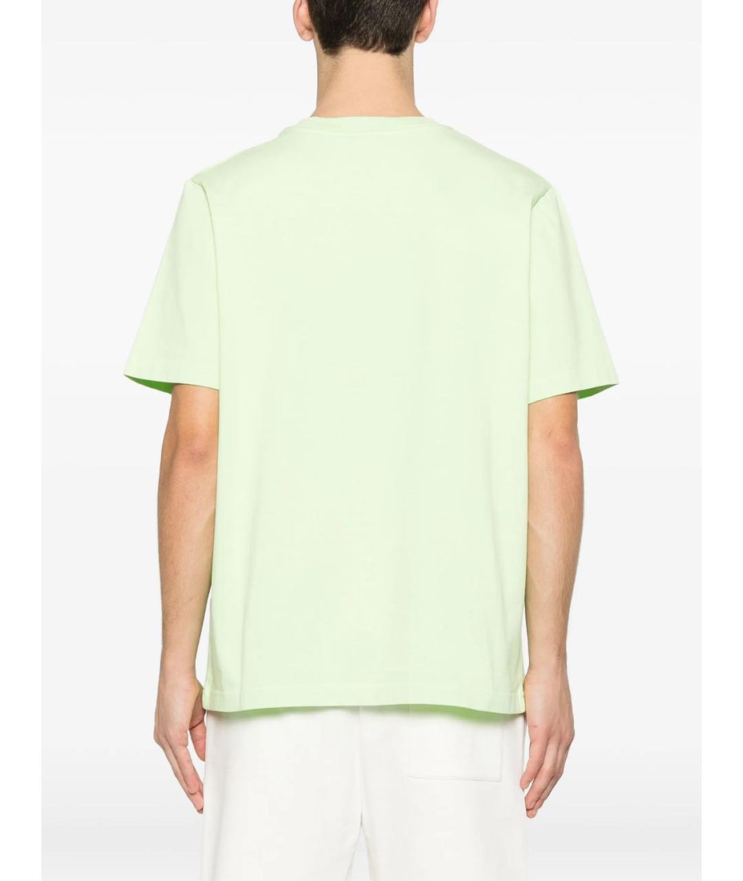 CASABLANCA Зеленая хлопковая футболка, фото 2