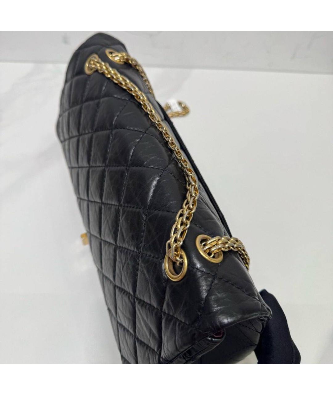 CHANEL Черная кожаная сумка через плечо, фото 5