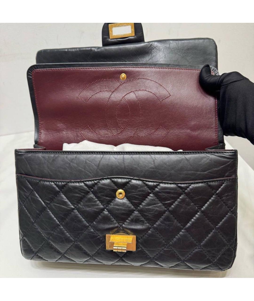 CHANEL Черная кожаная сумка через плечо, фото 4