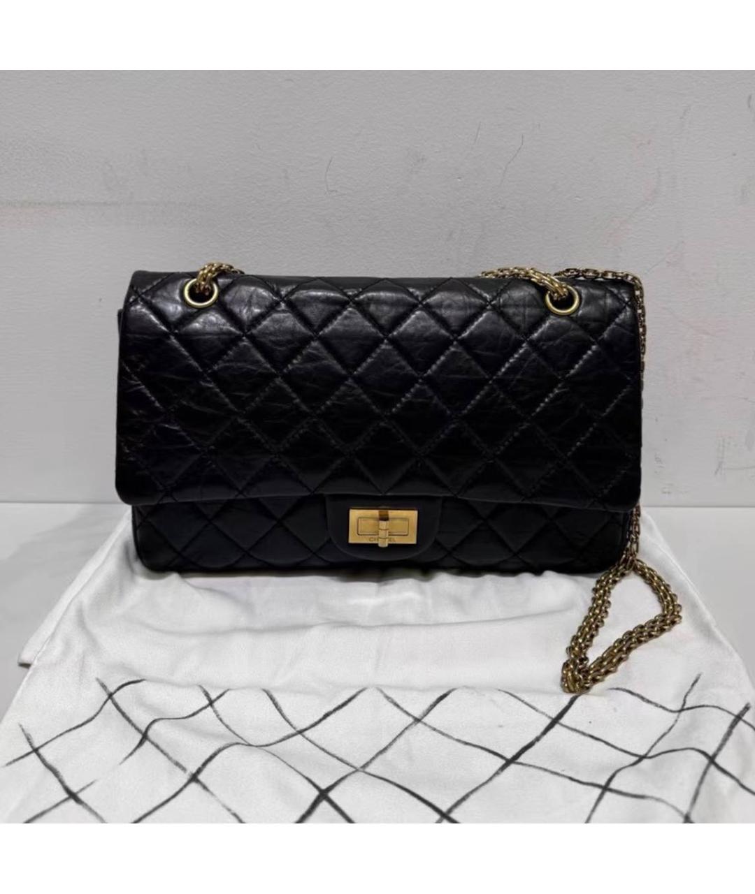 CHANEL Черная кожаная сумка через плечо, фото 9