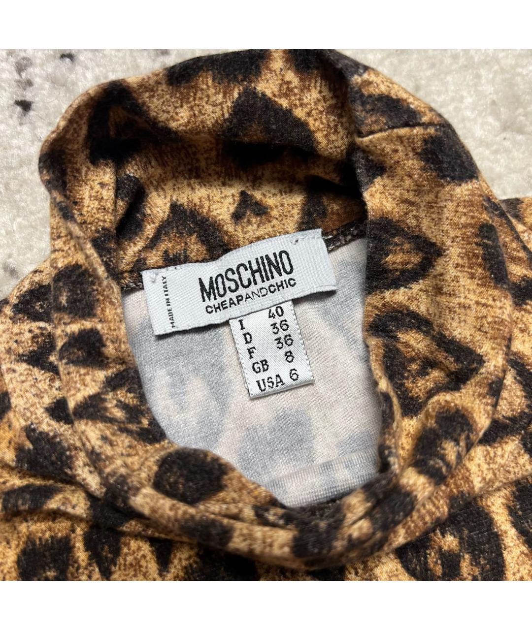 MOSCHINO Мульти вискозная водолазка, фото 5