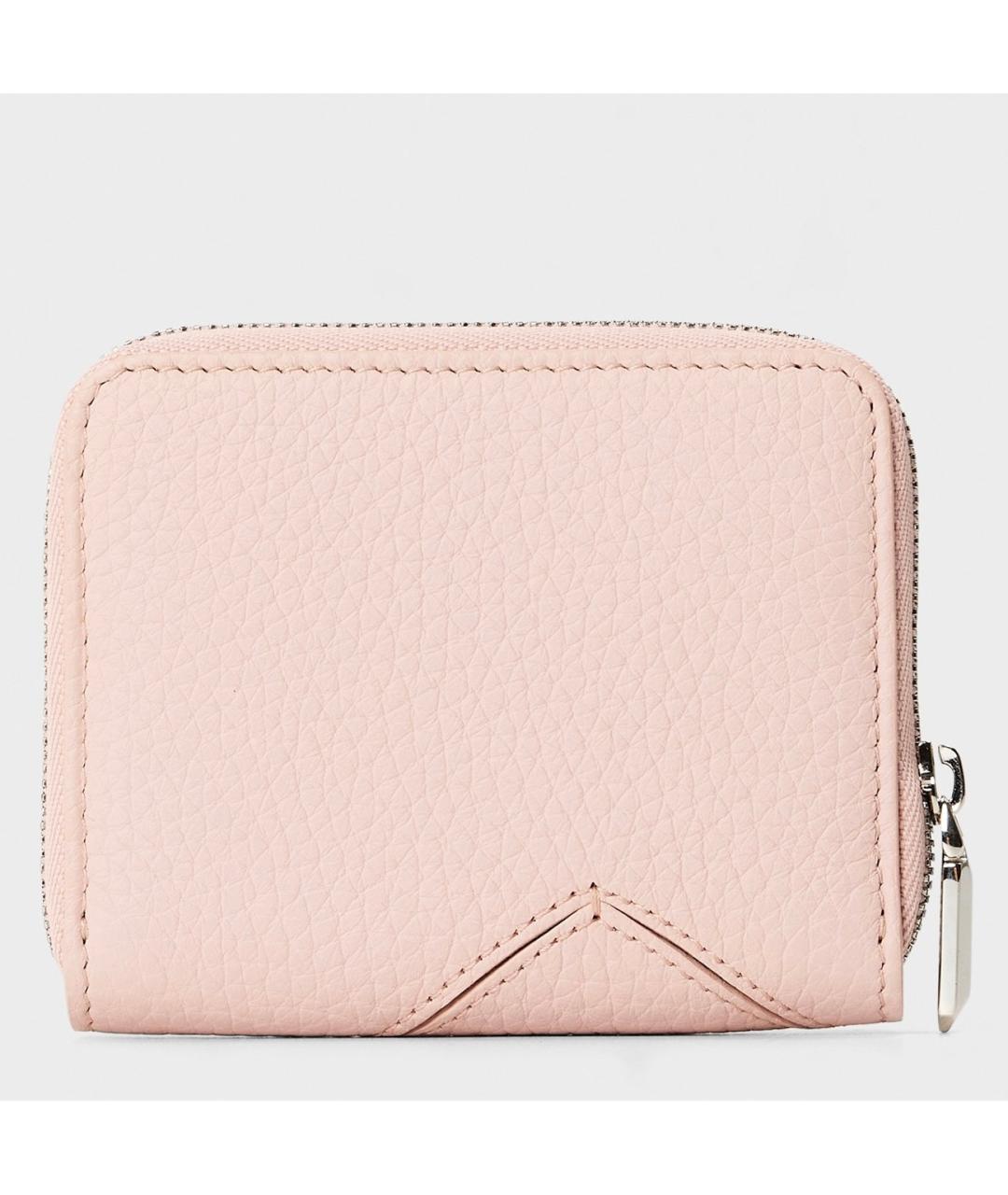 TIFFANY&CO Розовый кожаный кошелек, фото 2