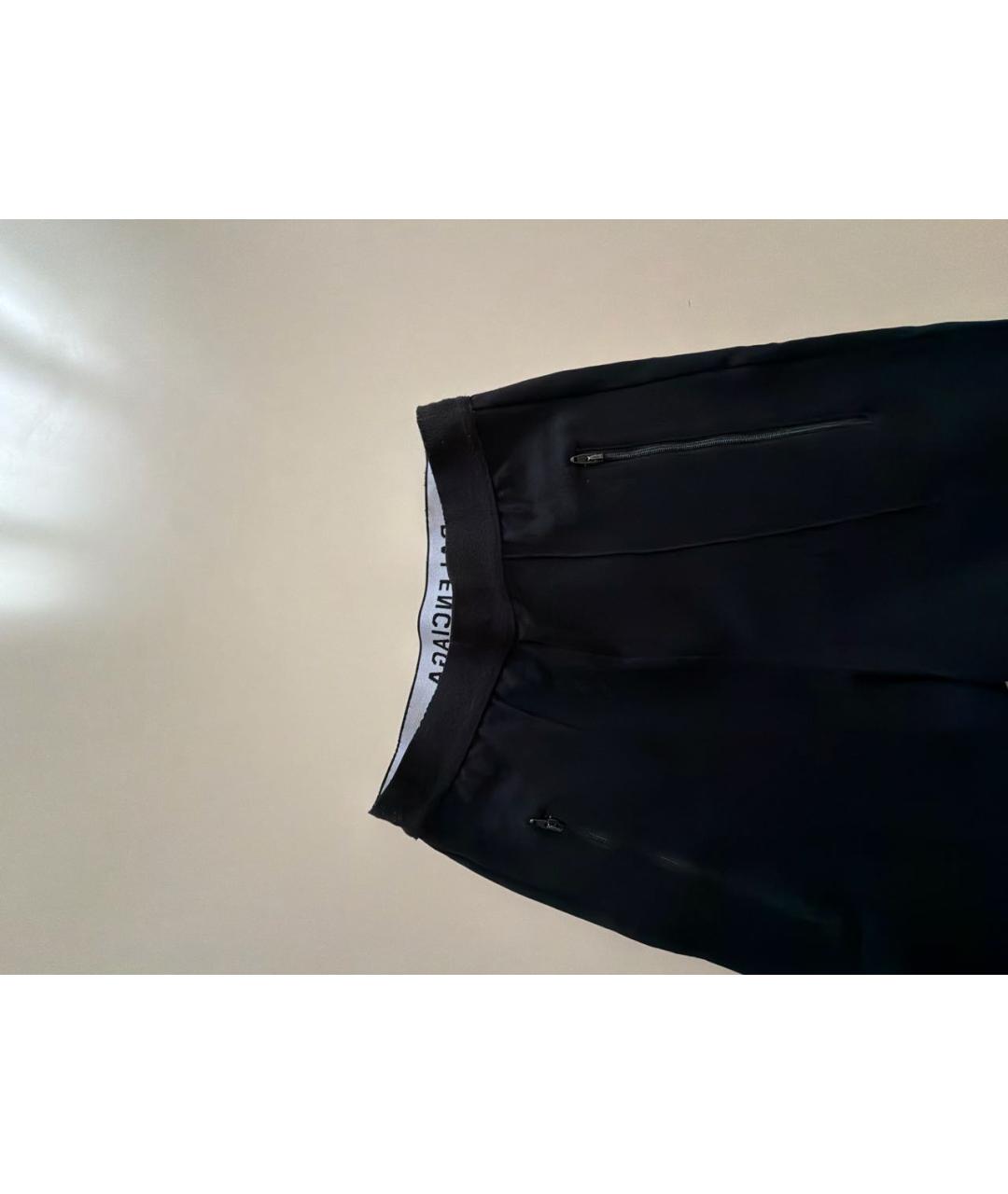 BALENCIAGA Черные вискозные леггинсы и велосипедки, фото 4