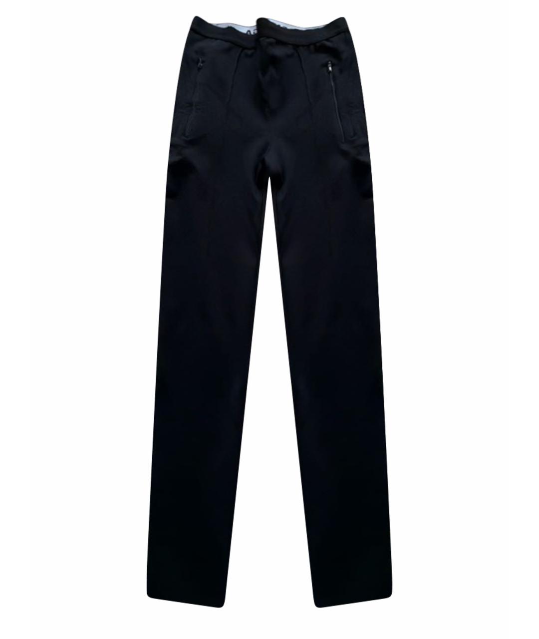 BALENCIAGA Черные вискозные леггинсы и велосипедки, фото 1