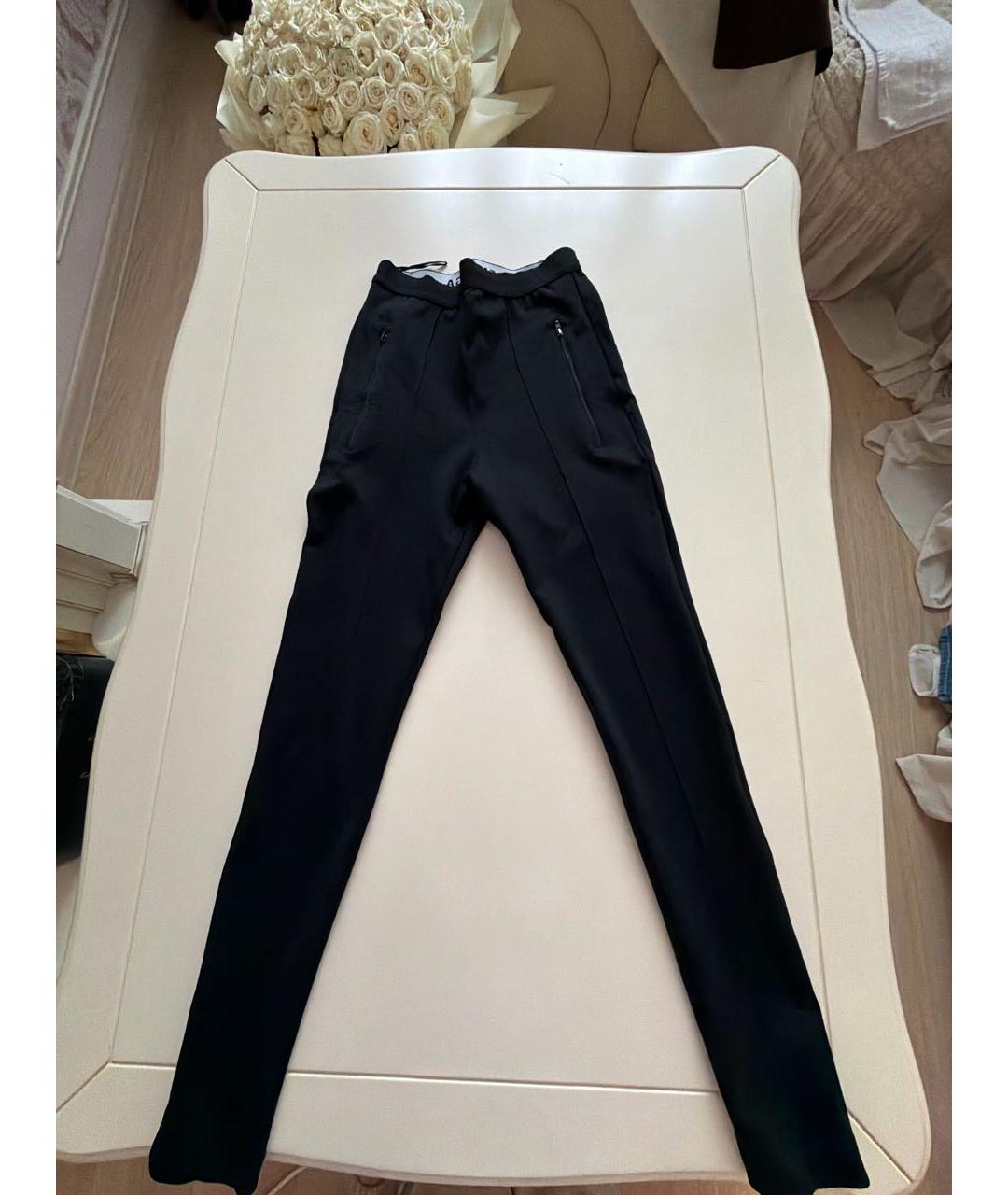 BALENCIAGA Черные вискозные леггинсы и велосипедки, фото 7