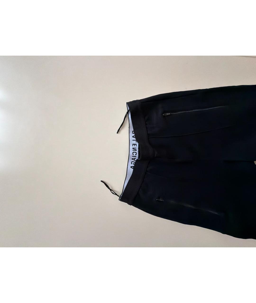 BALENCIAGA Черные вискозные леггинсы и велосипедки, фото 3