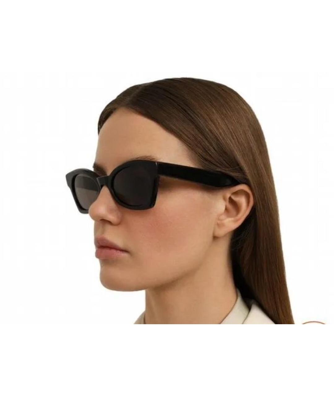 BALENCIAGA Фиолетовые пластиковые солнцезащитные очки, фото 7