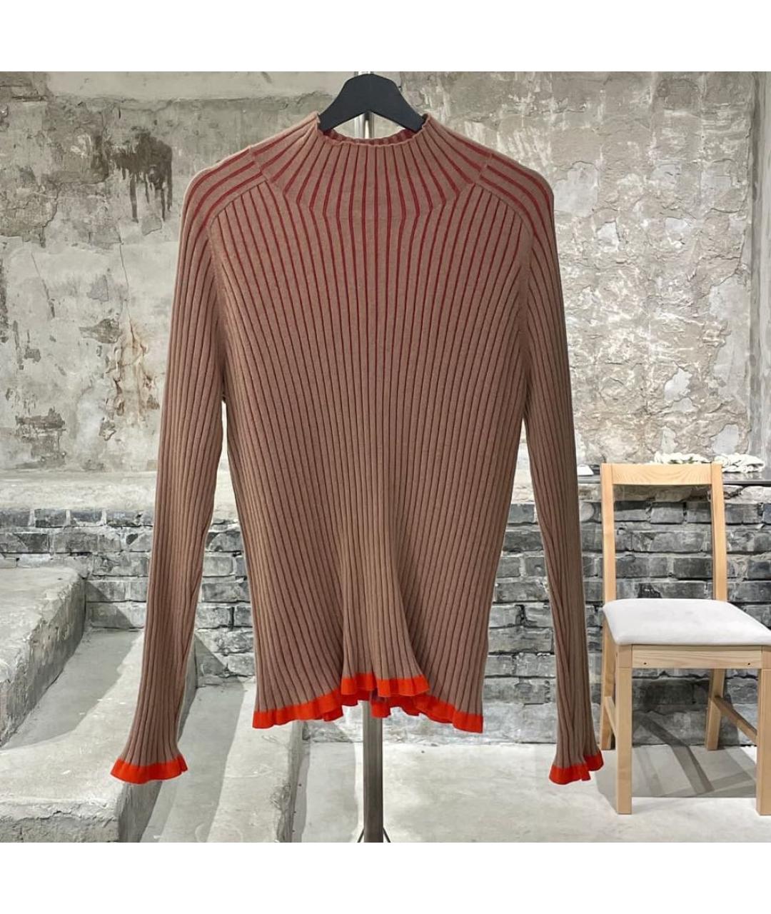 BURBERRY Коралловая кашемировая водолазка, фото 7