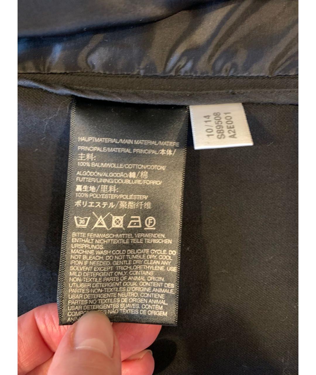 YOHJI YAMAMOTO Черный хлопковый пиджак, фото 4