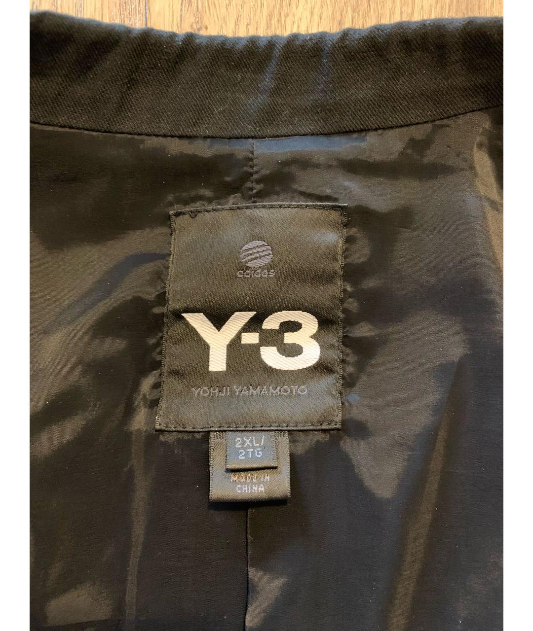 YOHJI YAMAMOTO Черный хлопковый пиджак, фото 5