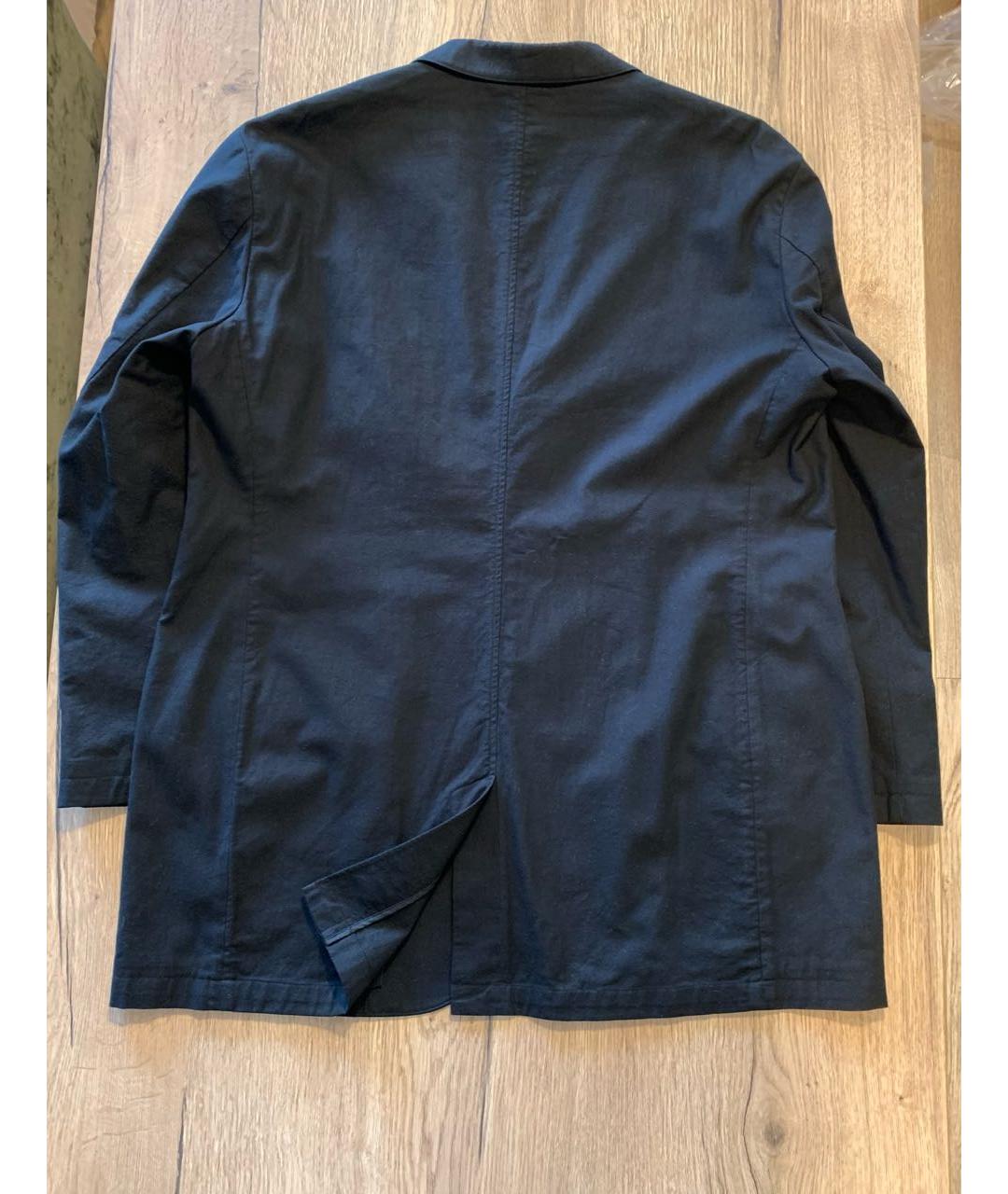 YOHJI YAMAMOTO Черный хлопковый пиджак, фото 2