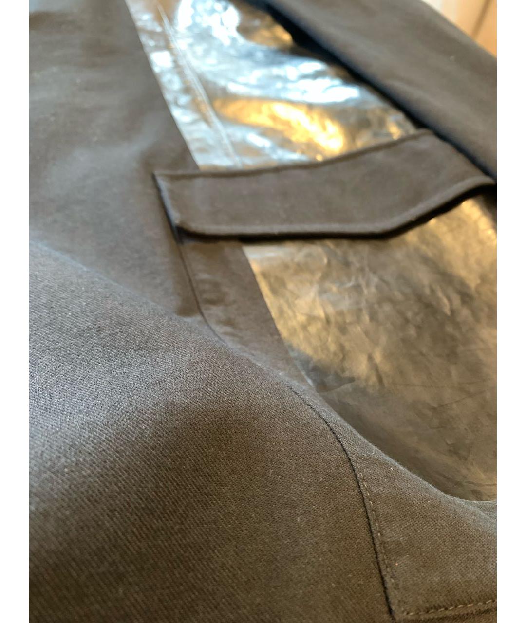 YOHJI YAMAMOTO Черный хлопковый пиджак, фото 6