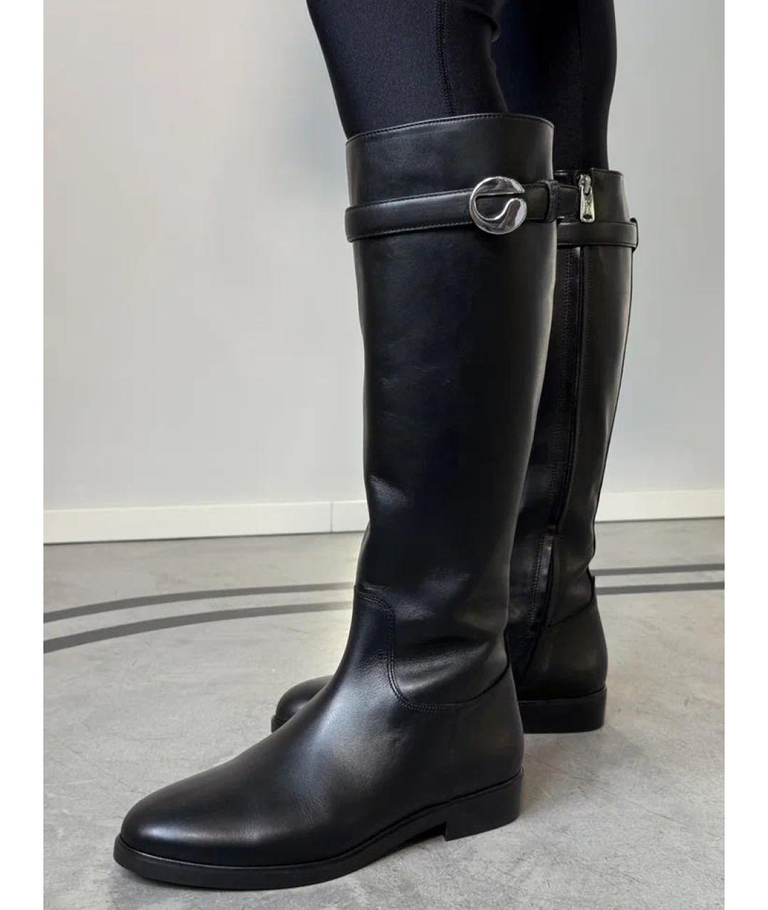 COPERNI Черные кожаные сапоги, фото 3