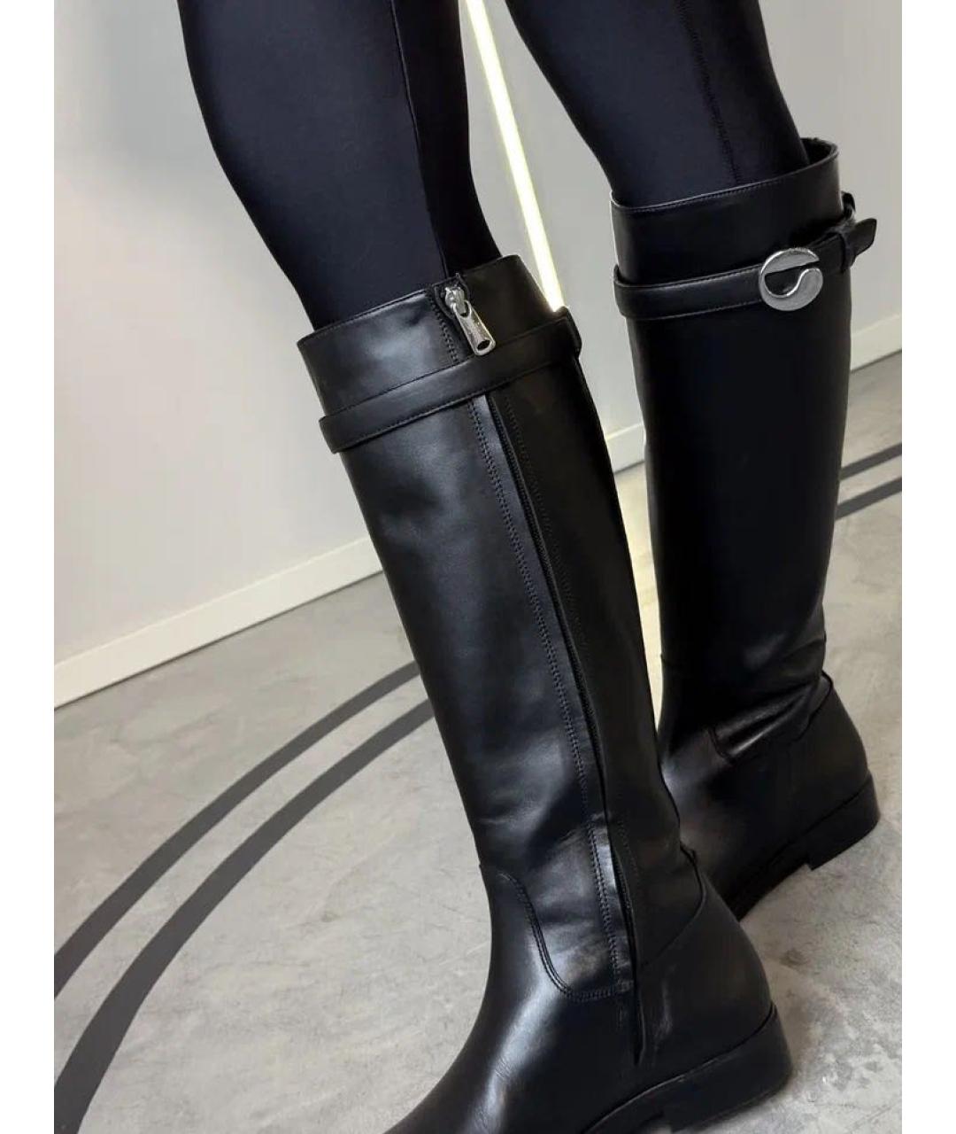COPERNI Черные кожаные сапоги, фото 5