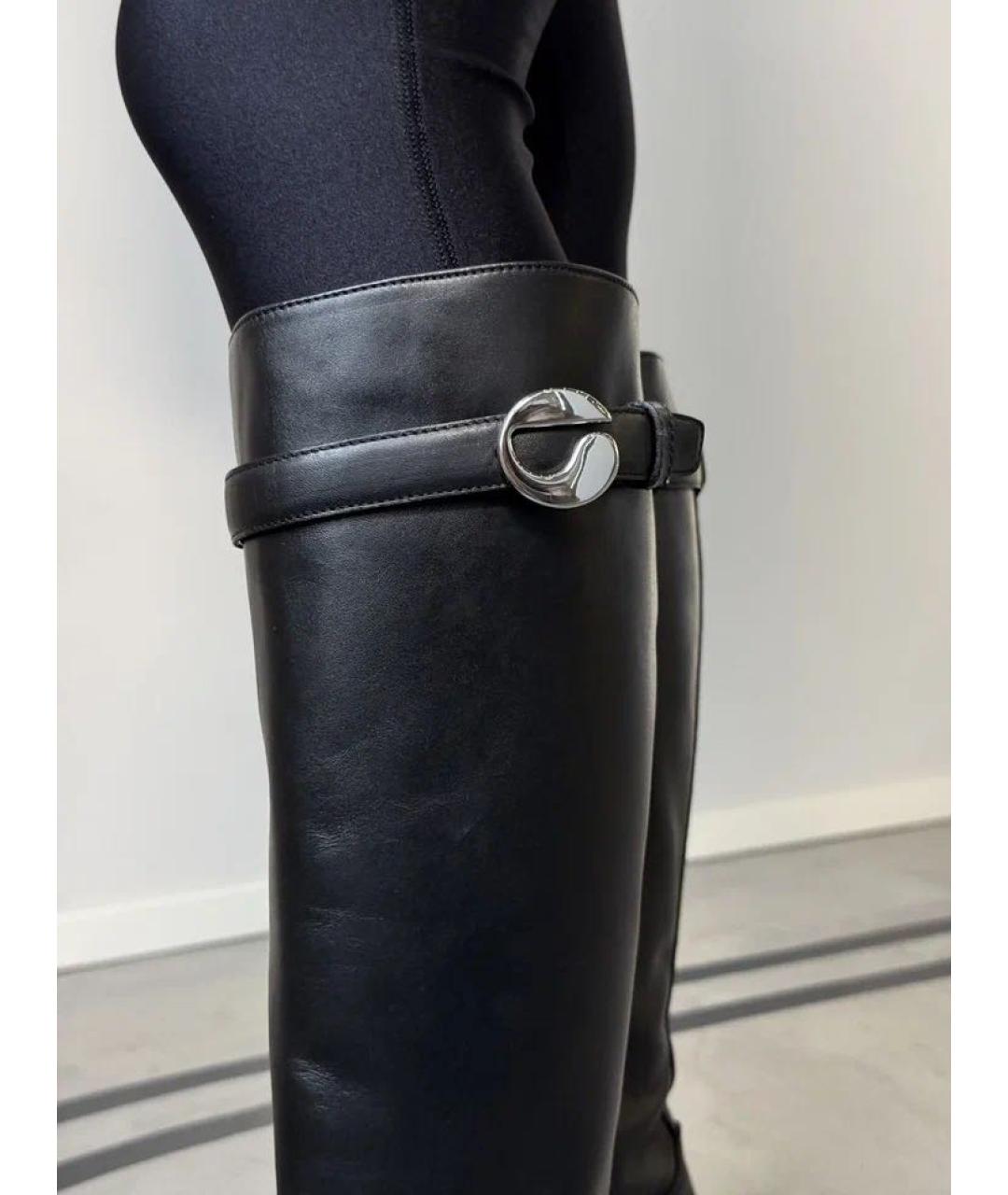 COPERNI Черные кожаные сапоги, фото 6