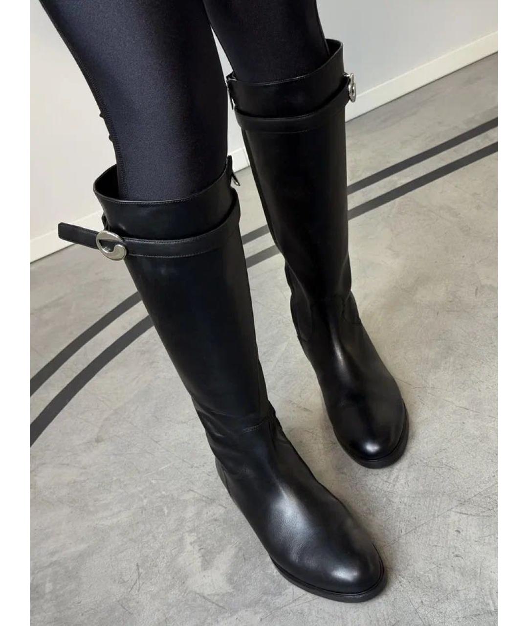 COPERNI Черные кожаные сапоги, фото 4