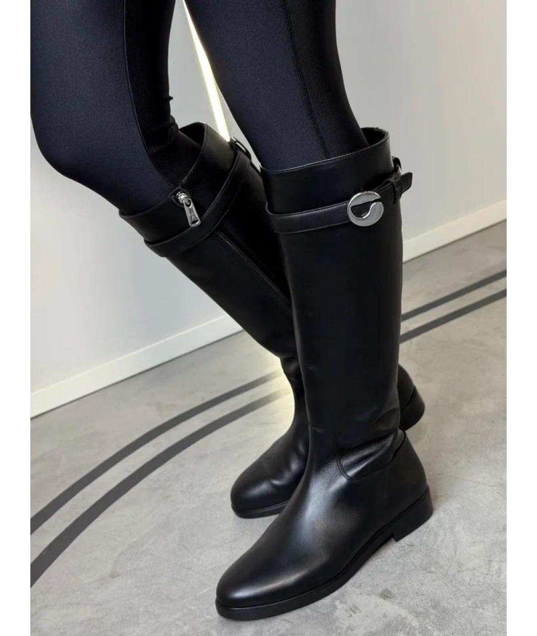 COPERNI Черные кожаные сапоги, фото 2