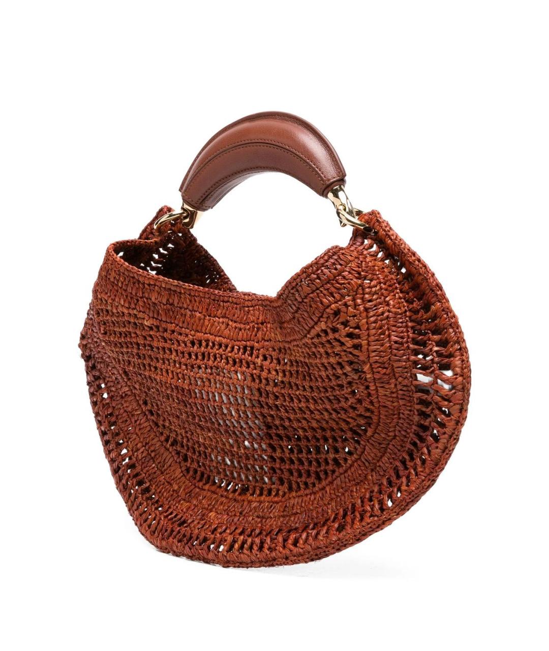 CHLOE Коралловая пелетеная сумка через плечо, фото 5