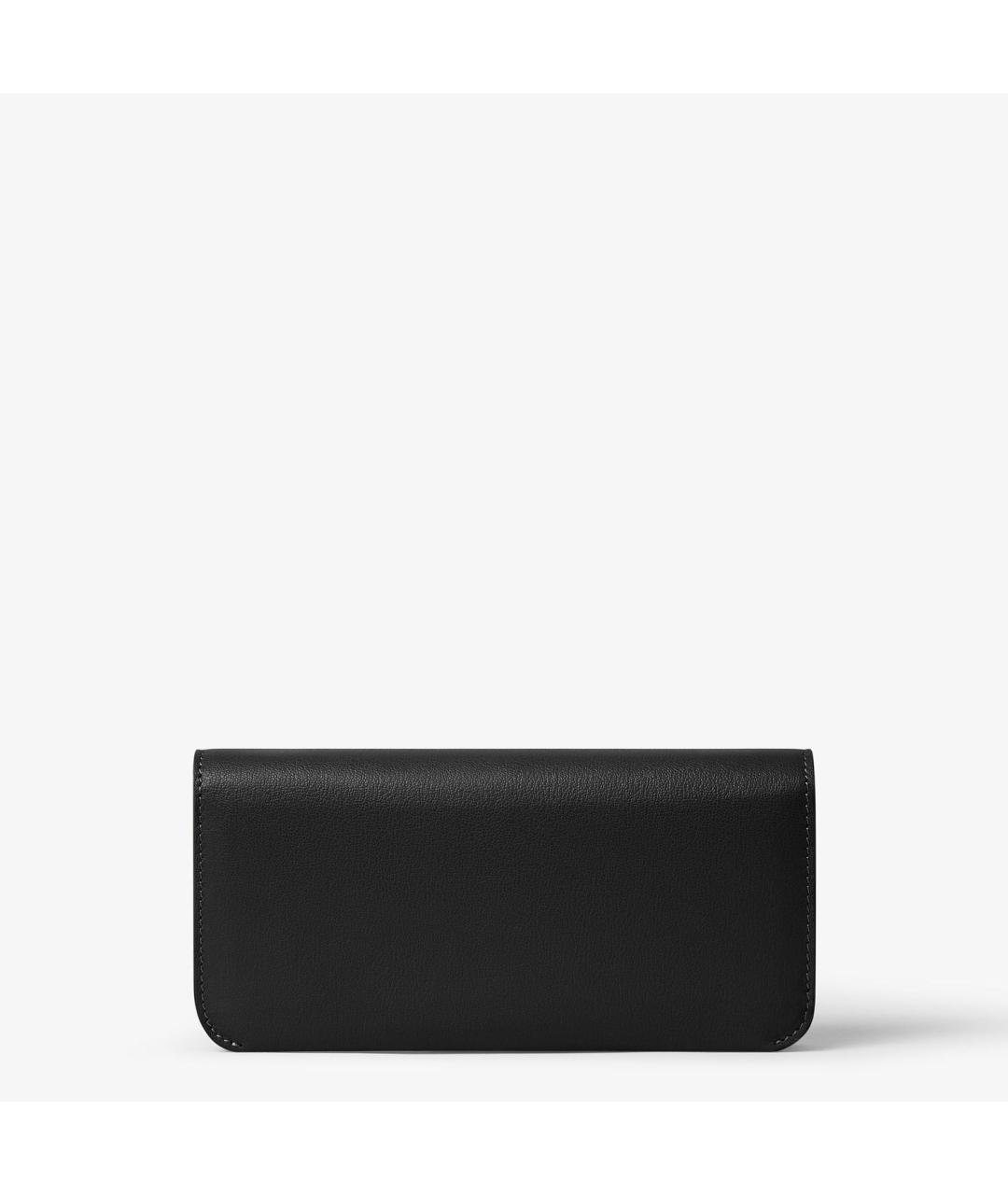 FENDI Черный кожаный кошелек, фото 3