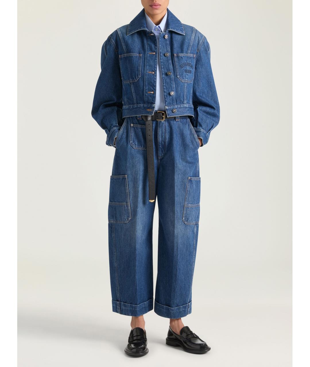 GIVENCHY Синяя хлопковая куртка, фото 2