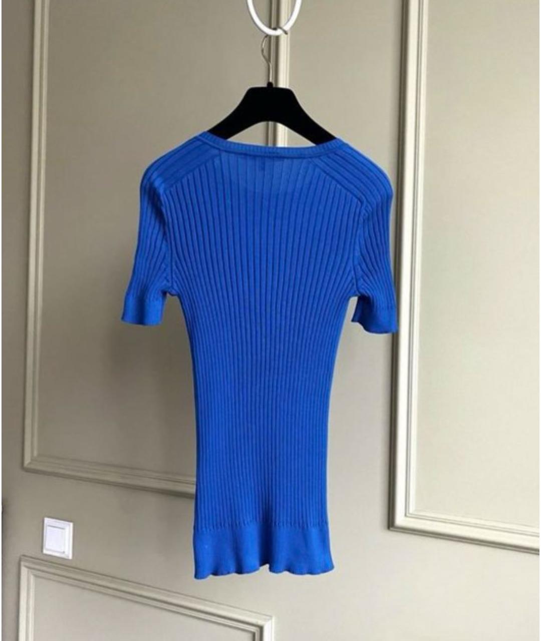 GUCCI Синий хлопковый джемпер / свитер, фото 3